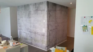 Fototapete im Beton-Look für eine moderne Wandgestaltung